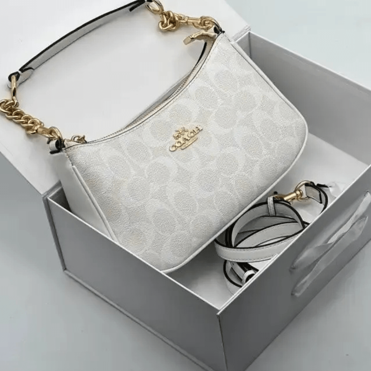 Coach Teri Signature Canvas Tasche