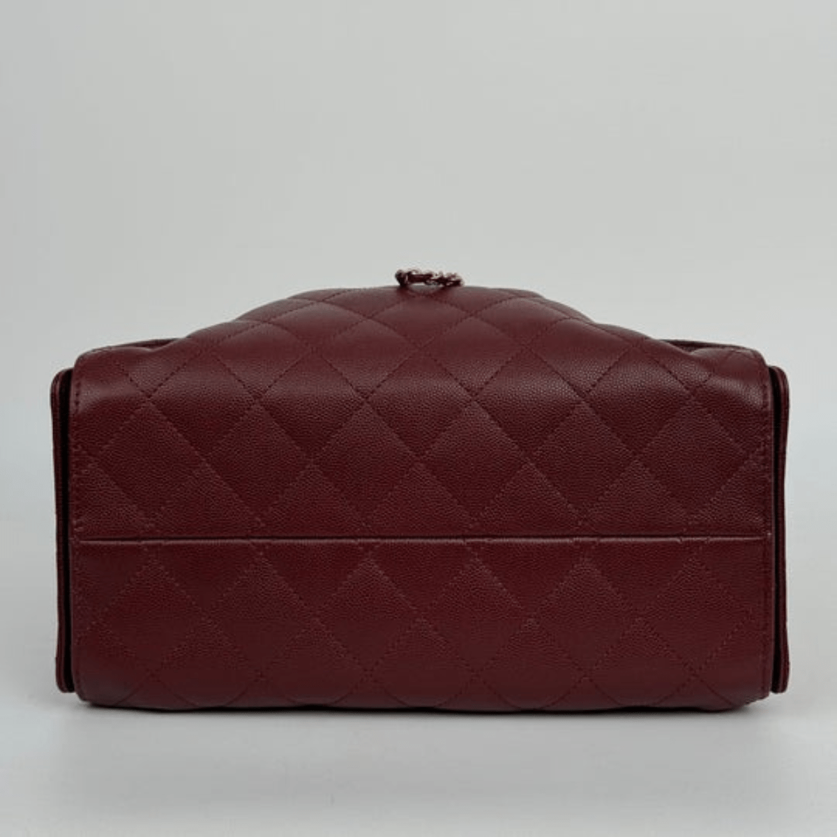 Chanel 25 Bordeaux Caviar & Ballerina Flats Set